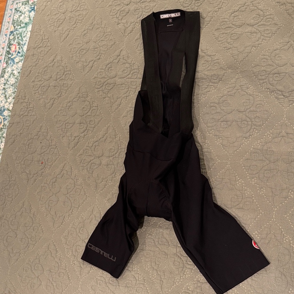 Mens Castelli Small black Cycling Bib Shorts
